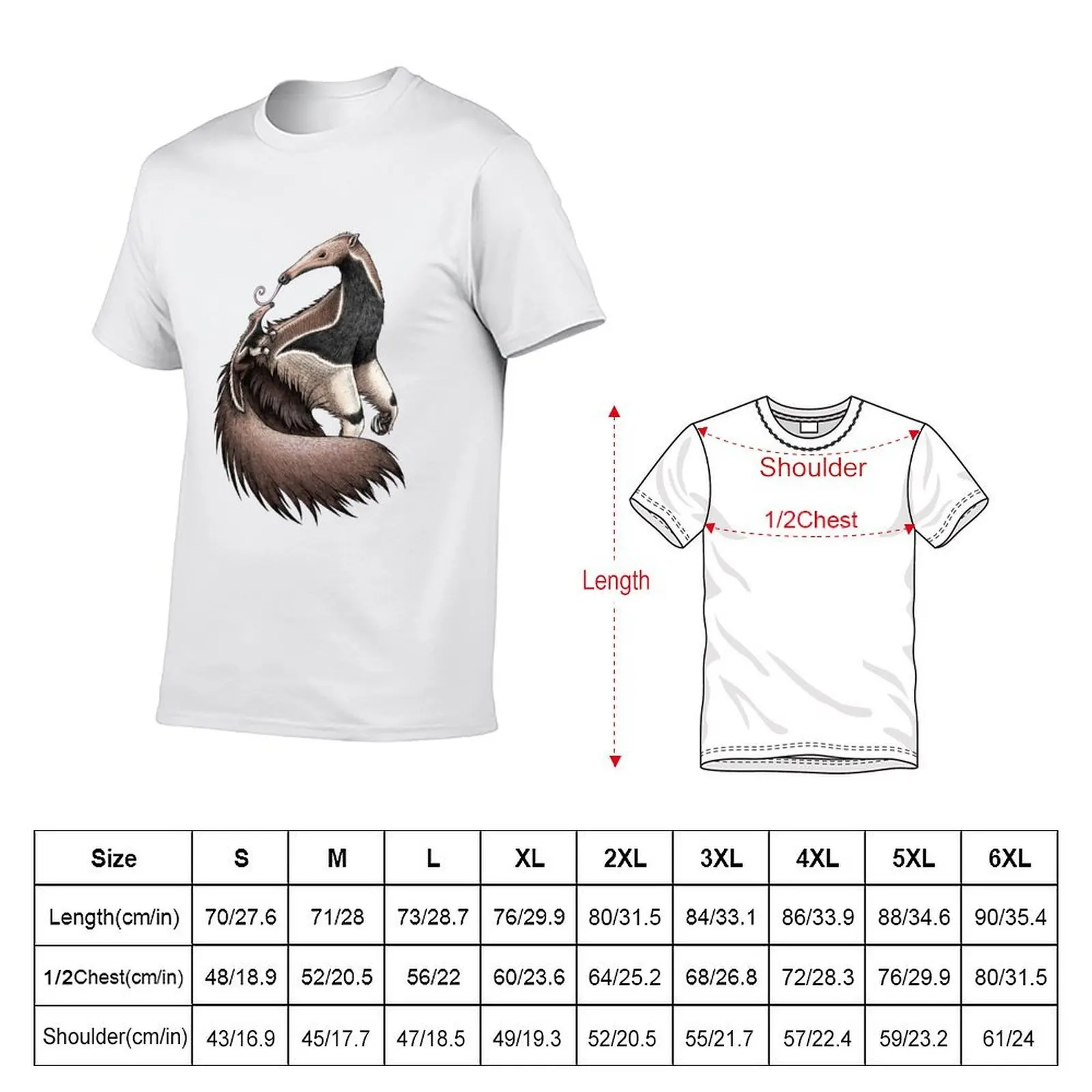 Giant Anteater T-Shirt t shirts for man graphic tees t shirts for man slim fit T-Shirt