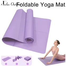 Yoga Mat Anti-skid Sports Fitness EVA Comfort Foam 4MM Thick Yoga Mat for Exercise Yoga and Pilates Gymnastics Mat