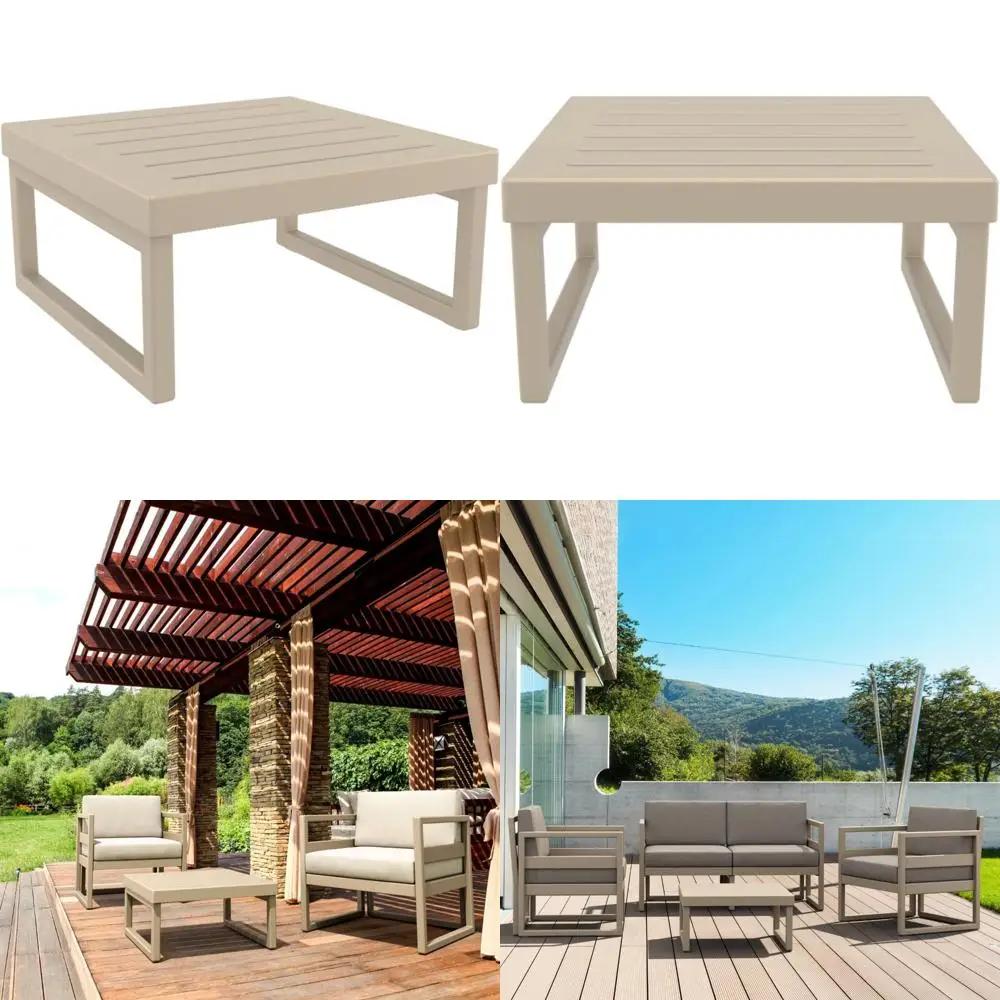 

Квадратный журнальный столик Taupe, стиль Миконо