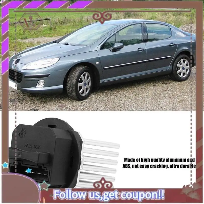 

A57E-Blower Motor Resistor, 6441.S7 Heater Blower Motor Resistor Fan Resistor Fit For 307 407 Citroen C3 C4 C5 C6 6441S7