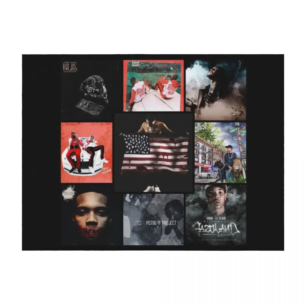 

Herbo the Greatest Albums Throw Blanket Soft Plush Plaid Loose Summer Sofas Blankets