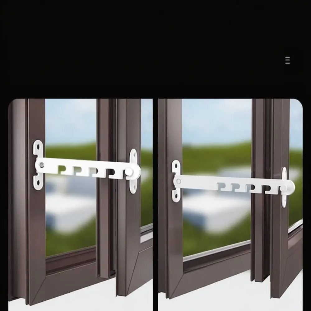 Child Protection Sliding Window Lock Adjustable Limiter Stopper For Steel Aluminum Door Frames Security Guard