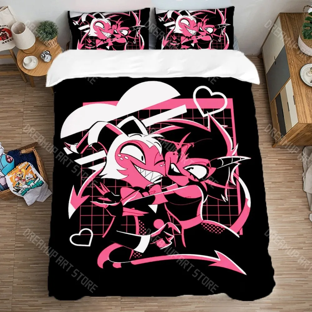 3D Printed Blitzo-Stolas Hell-Boss Bedding Set for Boys Girls Duvet Cover Twin Queen King Full Single Double Sizes