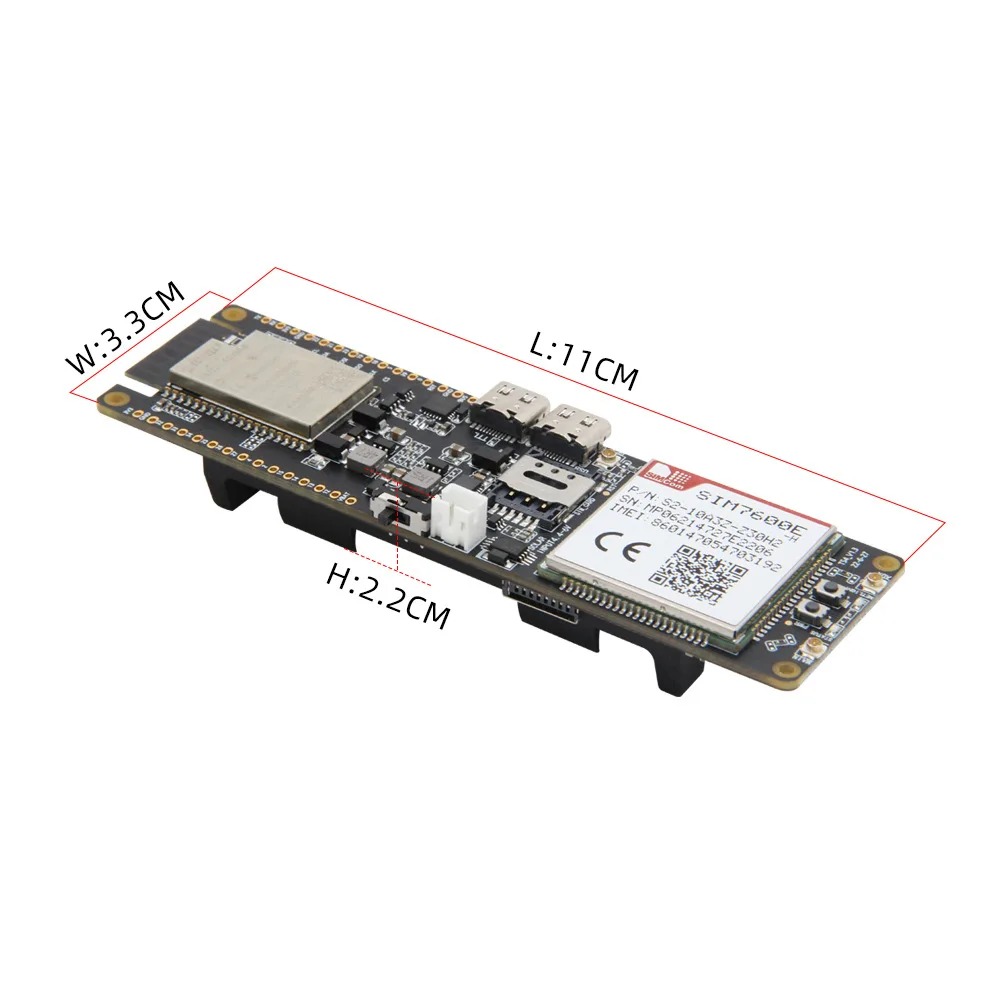LILYGO  T SIM7600E H 4G LTE CAT4 USB dongle industrial network card ESP32