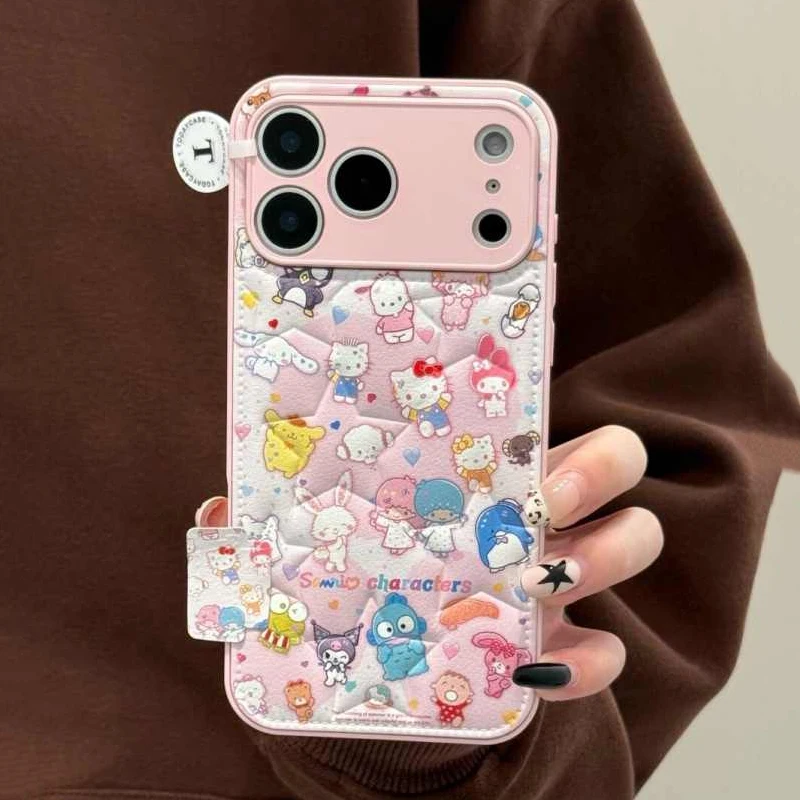 حافظة لطيفة من مجموعة شخصيات سانريو لهاتف أبل آيفون 17 برو ماكس آيفون 17 نمط جديد 16 15 حافظة مضادة للصدمات #4