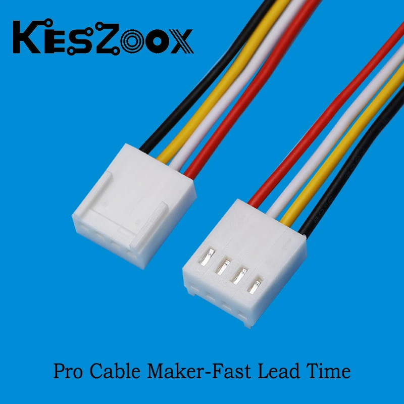 Molex KK-254 MX2.54 Connector Kit, 2.5mm Pitch Male & Female 2-6 Pin Housing with 22AWG Wire Harness