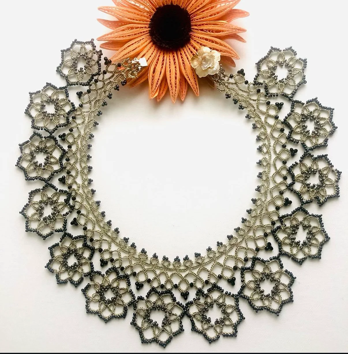2026 Sanbest 3-fädiges Metallic-Filzgarn-Set für Shuttle-Tatting-Spitze, DIY handgemachtes Armband, Ohrringe, Makramee-Garn-Bastelset – Detail 20