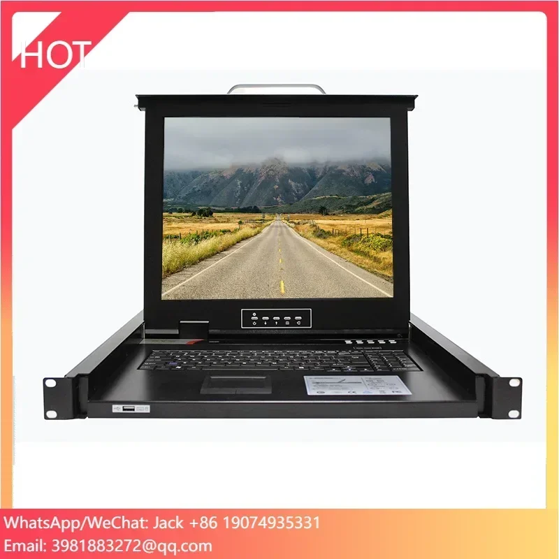 

10 Port Kvm Switch 17 Inch LCD VGA 16 Port Rack 1U Screen KVM Console