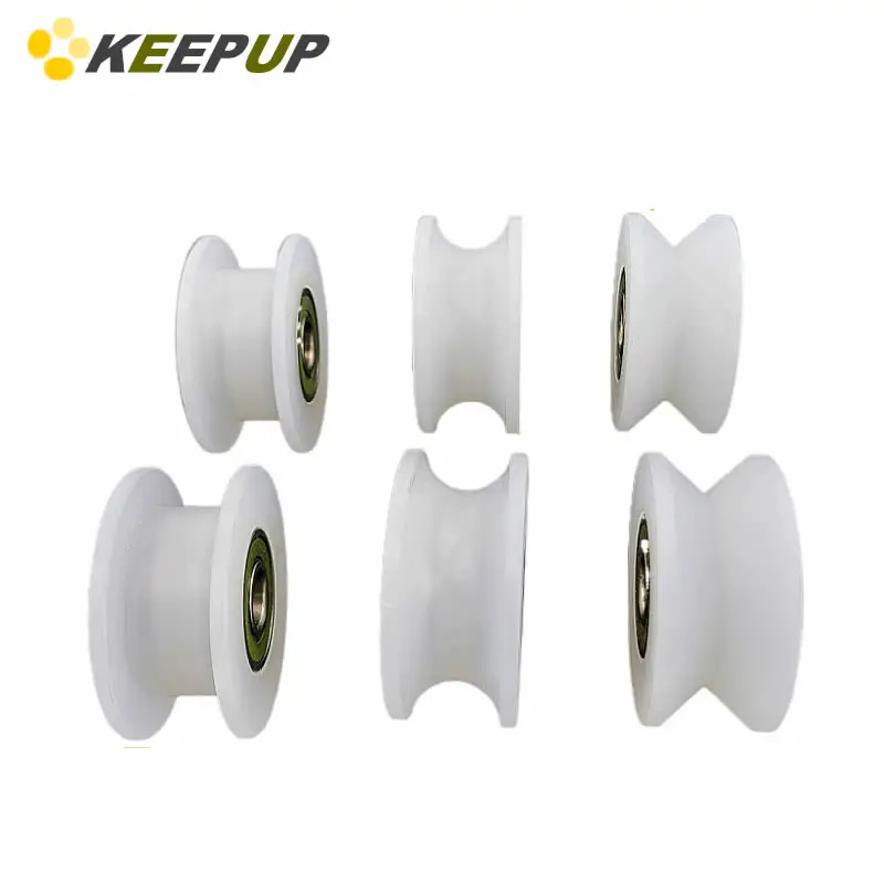 High Quality Nylon Bearings U V H Type Pulleys Roller Lightweight Durable Low Friction for Industrial DIY Applications Multipl