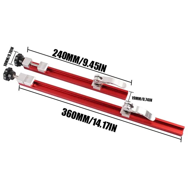 ABSJ-1Pc Circular Saw Guide Rail Precision Adjustable Cutting Machine Base Guide Woodworking