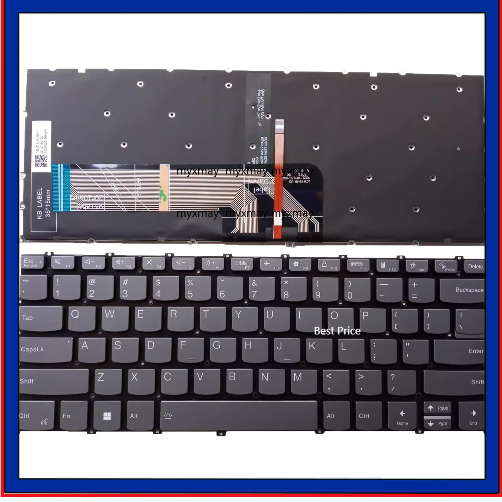 

US for Lenovo IdeaPad Flex 5-14ARE05 5-14IIL05 5-14ALC05 5-14ITL05 Laptop Keyboard