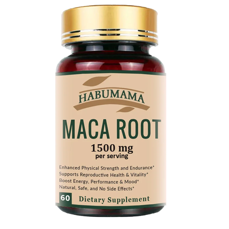 Organic Maca Root Black, Red, Yellow 1500 MG per Serving