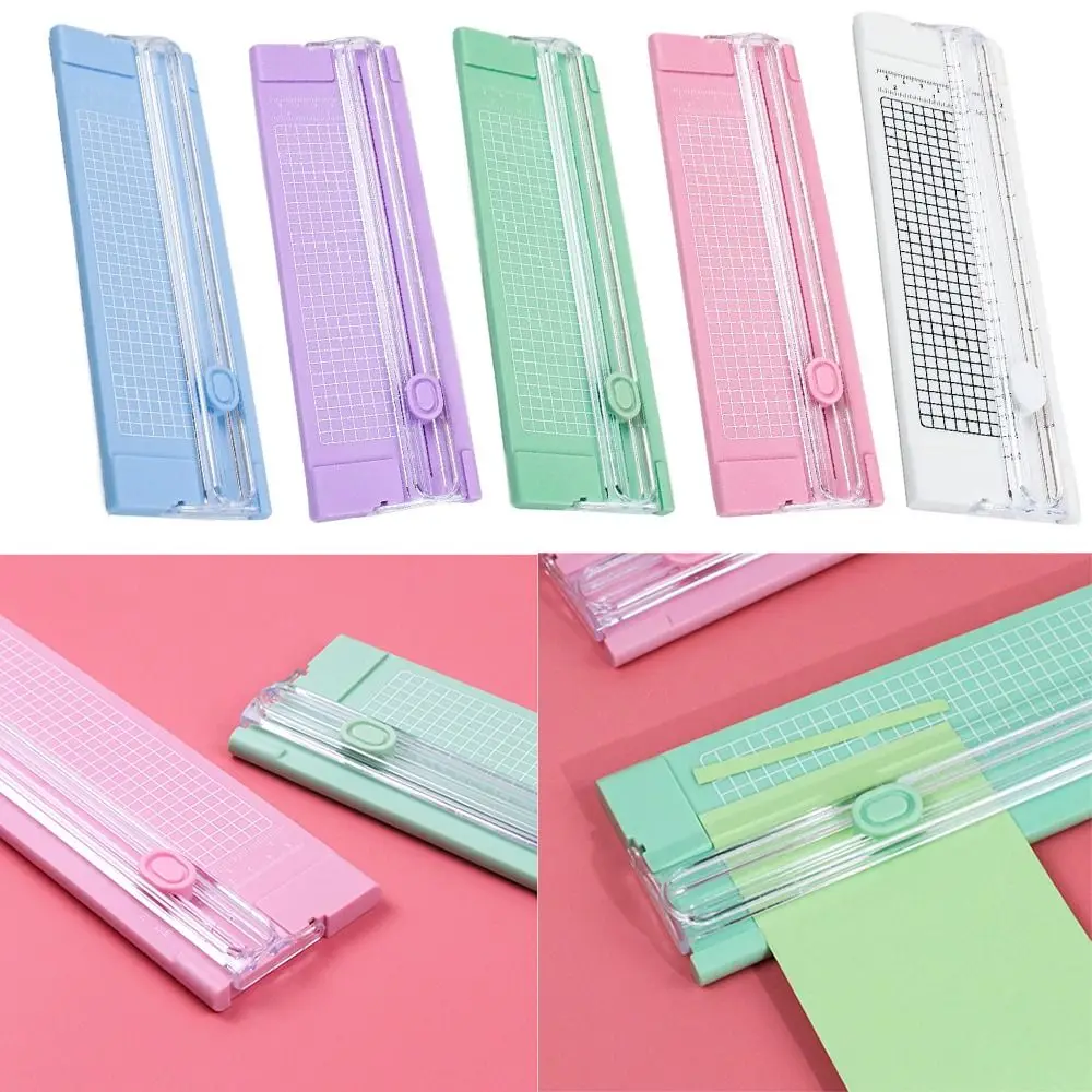 Bidirectional Cutting Paper Cutter Replacement Blades Automatic Security Safeguard Photo Trimmers Portable Lightweight
