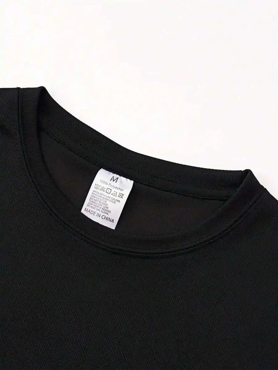 

Mens Summer Breathable Solid Color Short Sleeve T-Shirt Casual Comfort Fit