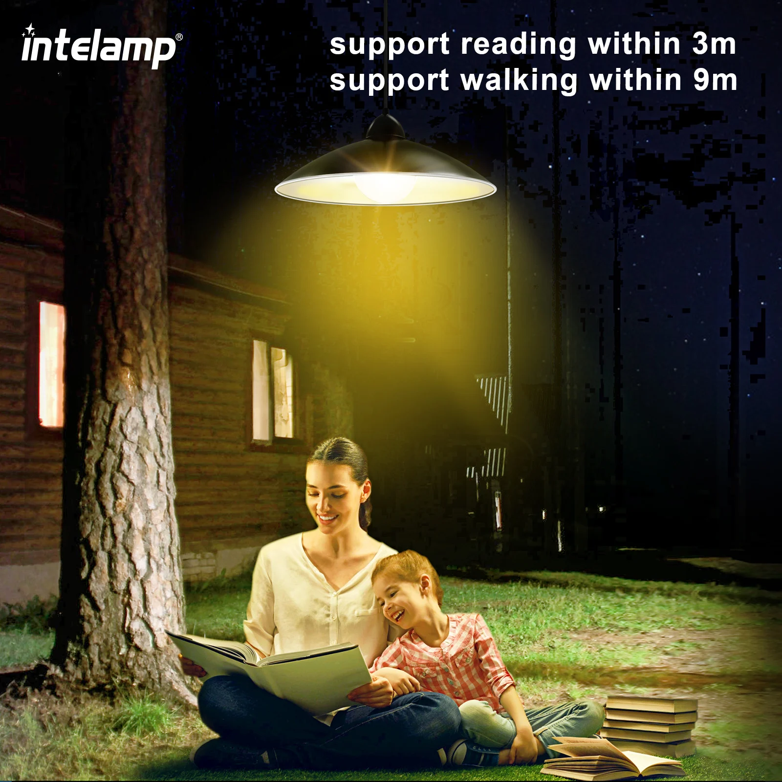 Garden PatioSolar Pendant Lights Super Bright Chandelier IP65 Waterproof Solar Lamp with A Remote Control solar lights outdoor image 2