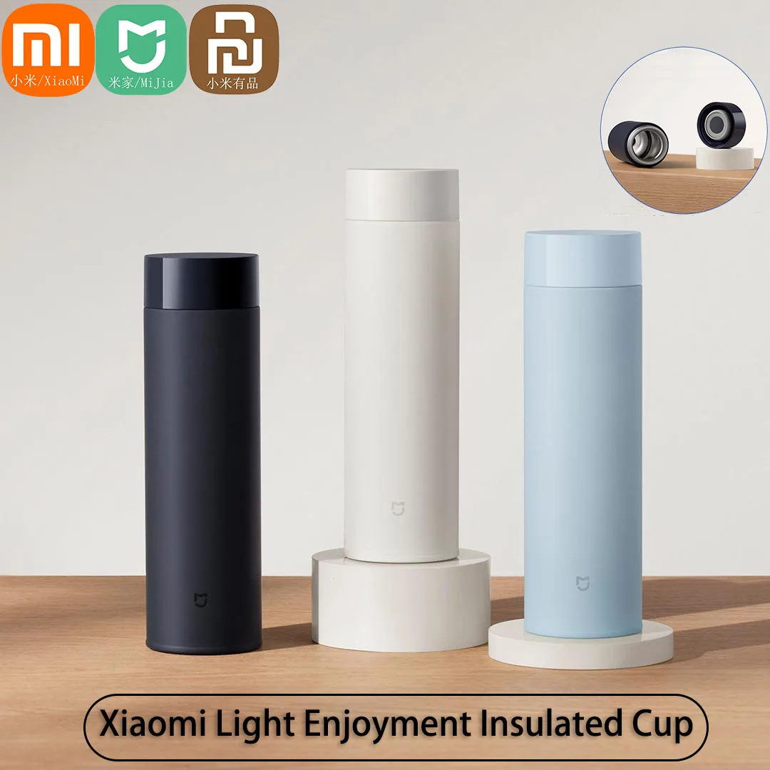 Xiaomi Mijia Smart Thermal Cup 500ML 316L Stainless Steel Inner 6H Long-term Thermal Insulation 10H Cold Locking Vacuum Cup