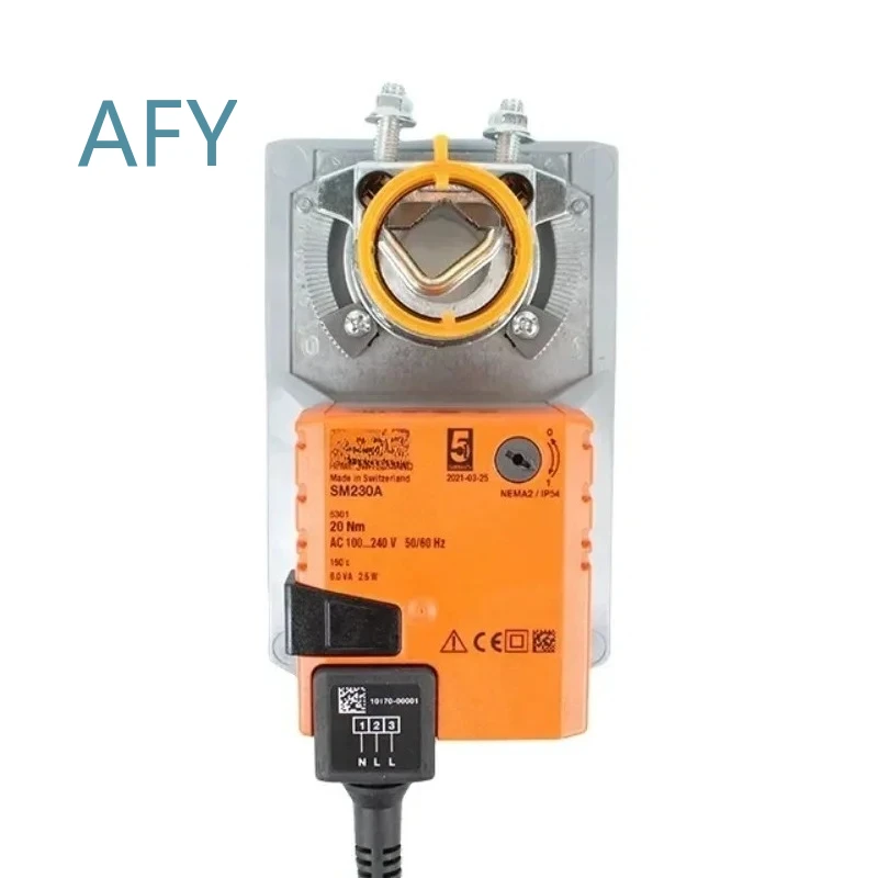 for BELIMO SM230A SMU230 20NM 220V Damper Actuator for HVAC Control Open Close 3 Point Motorized Damper Actuator IP54 In