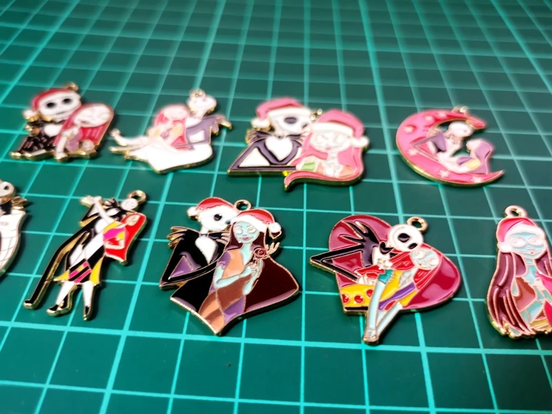 Lot 10 Pcs Cartoon Halloween  Charms Jewelry Making  Earrings Pendants Necklaces Bracelets DIY Accessories gift