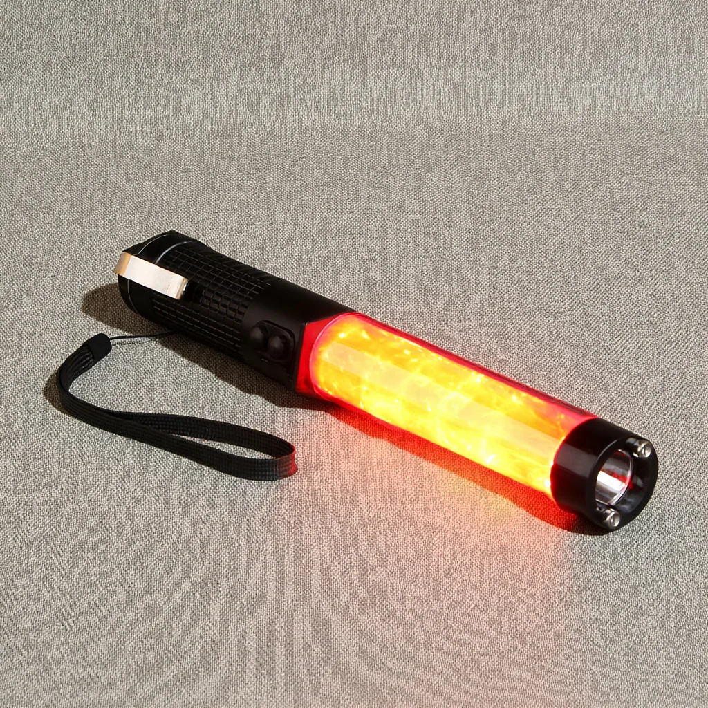 1 قطعة LED إشارة المرور منارة المحمولة الأحمر المغناطيسي هوك ABS مقبض للسلامة على جانب الطريق مصباح ليد منارة على جانب الطريق