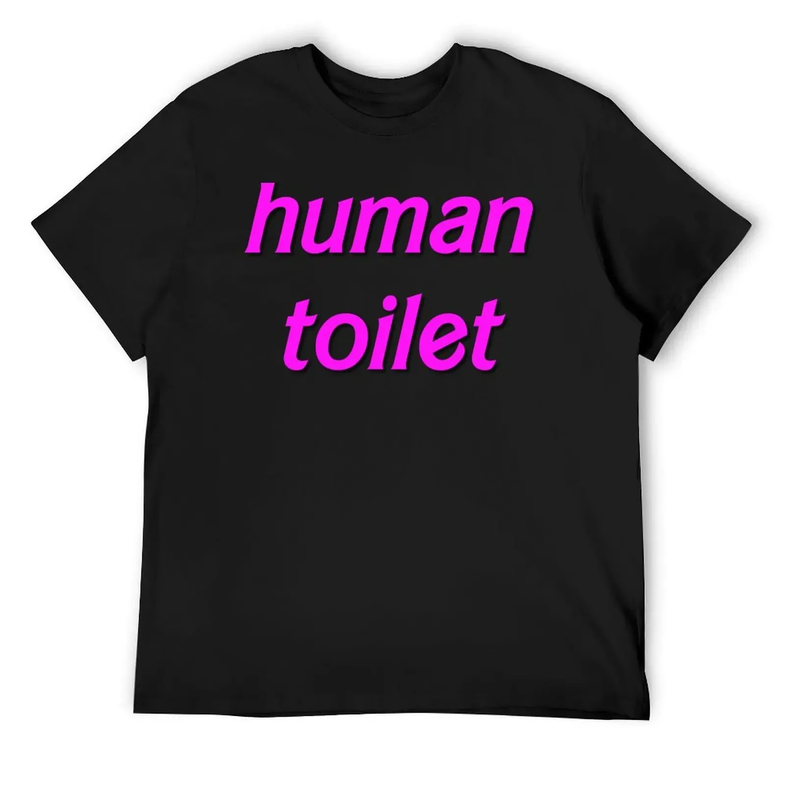 

human toilet T-Shirt croswit shirt man tees graphic shirts black t-shirts for men