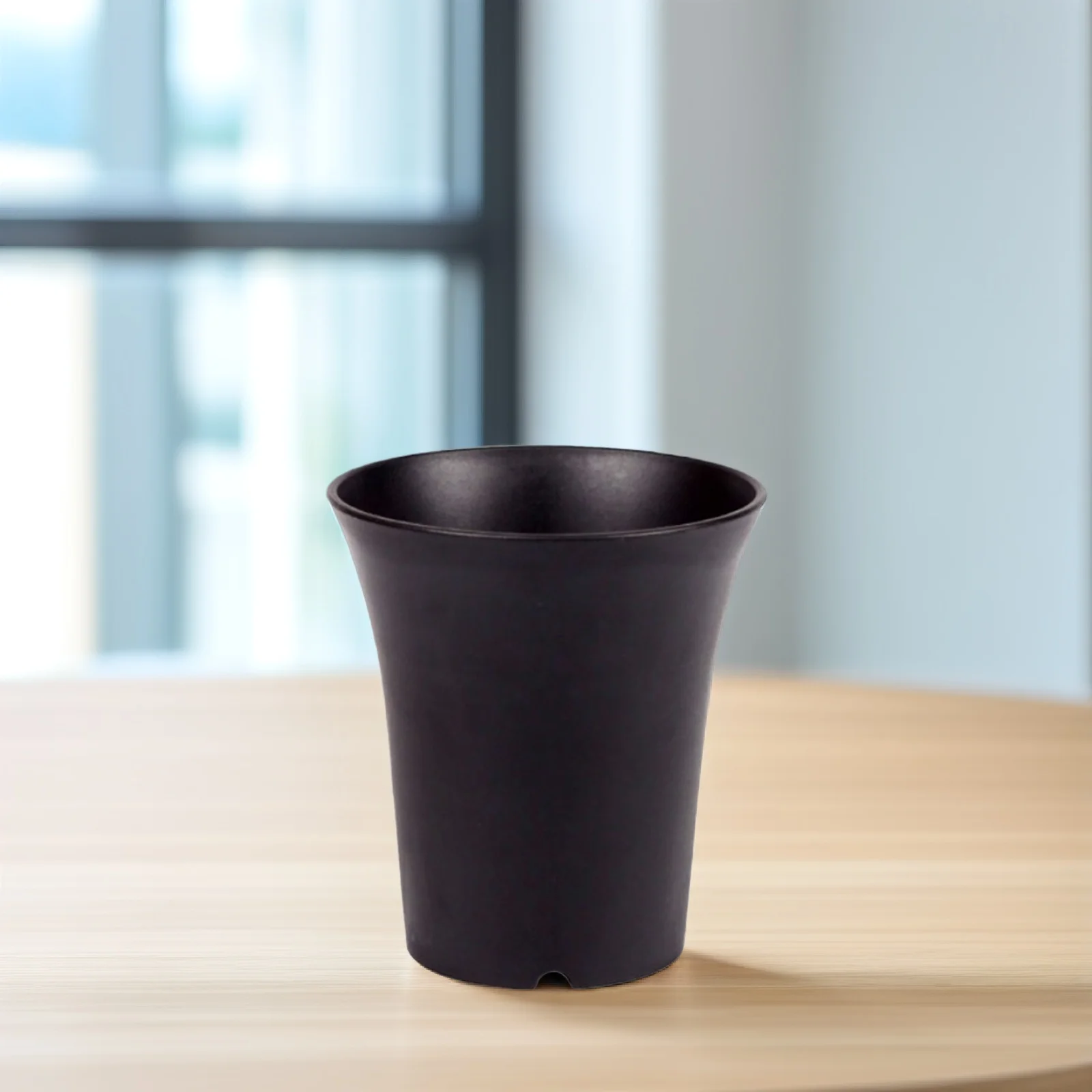 

Plastic Flower Pot Round Extra Durable Lightweight Resin For Succulents Cactus Indoor Plants Hanging Planter Home