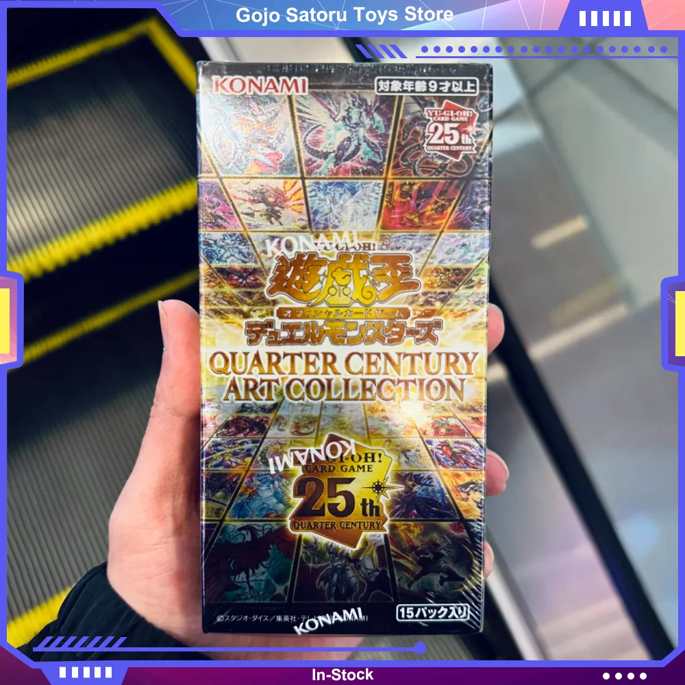 

Original KONAMI QCAC Yugioh 25th QUARTER CENTURY ART COLLECTION Cards Japanese Booster Box Game Collection High Explosive Rate