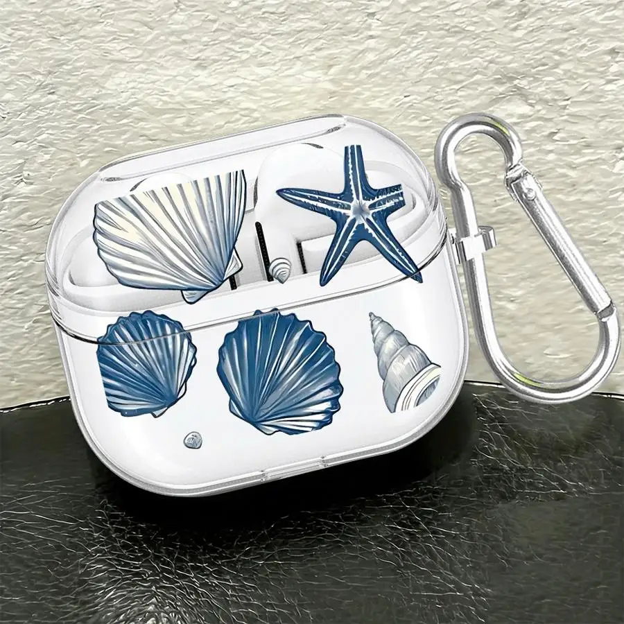 Case For Samsung Galaxy Buds 3Pro 3 FE 2 4 Pro 4Pro Live Clear Earphone Cases Cover Shell Starfish