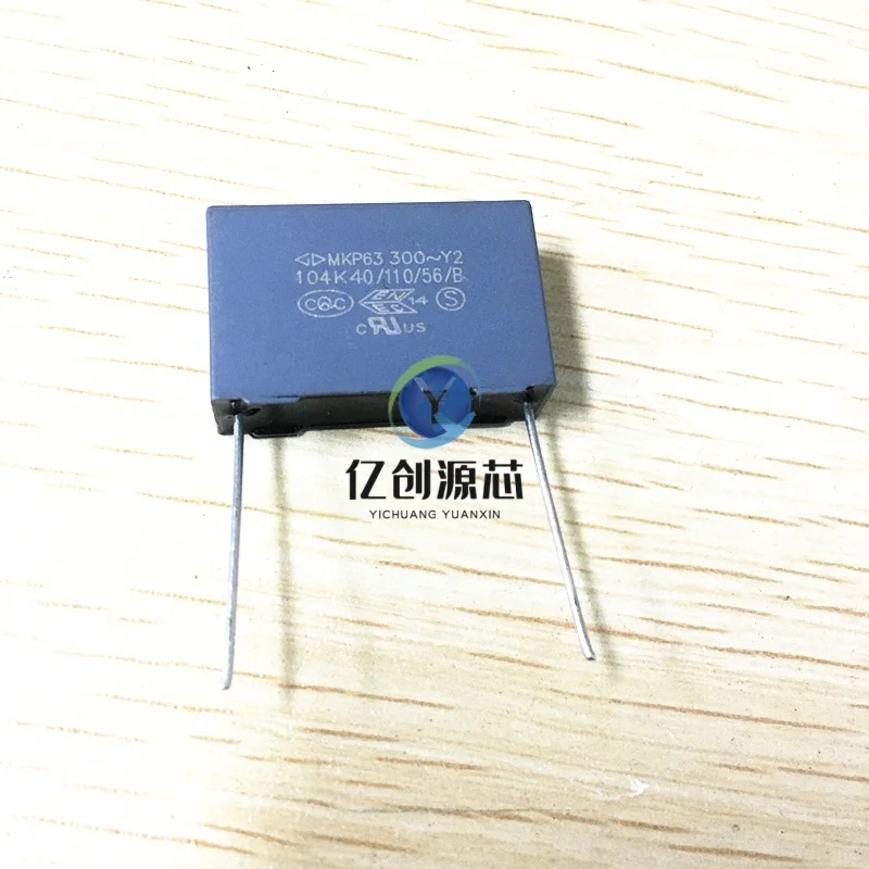 

10/50/100PCS 100% brand new original MKP63 Farad Y2 safety capacitor 300V104K 0.1UF 100NF P22.5MM C43Q1104K9