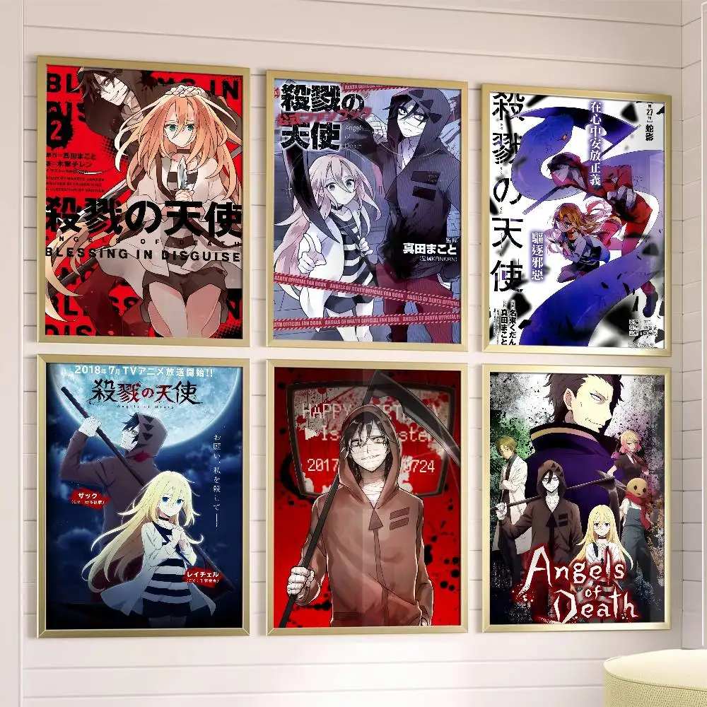 

Angels Of Deaths Poster Posters,waterproof Paper Stickers,coffee Shops,bar Living Rooms