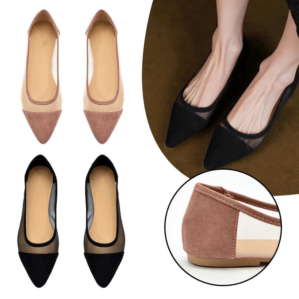 Women Pointed Flat Shoes Hollow Fashionable Casual Shoes For Dating