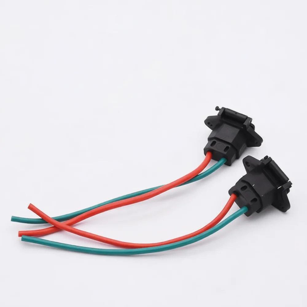 Electric Vehicle Charging Socket 3 Pin Interface Auto Protective Cap Waterproof Dustproof Replacement Parts For Battery Charger