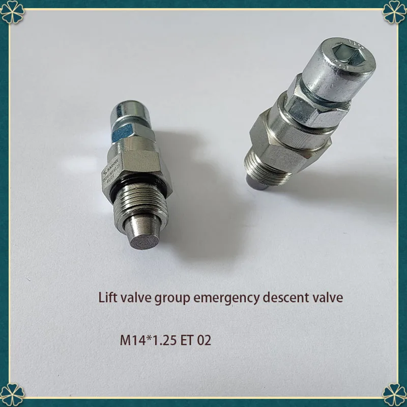 1PC Hydraulic Threaded Cartridge Valve Pressure Flow Direction Reversing Valve NV04-20 Throttle Valve ET02 Emergency Descent