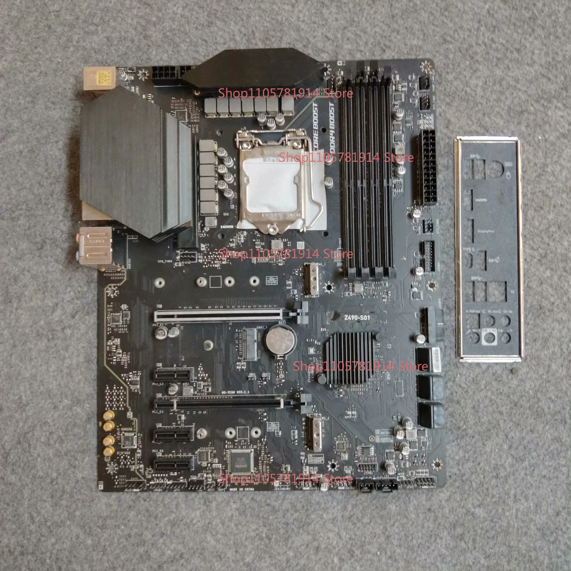 For MSI Z490 S01 Main Board Support I5 10400 I7 10700K Processor