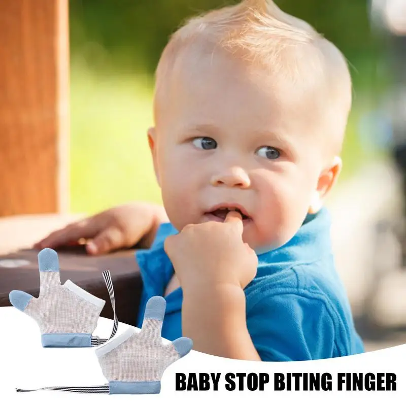 Stop Thumb Sucking For Kids 1 Pair Bite-Resistant Thumb Sucking Guard Stop Thumb And Finger Sucking Adjustable Finger Sucking