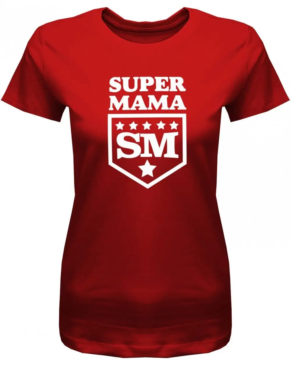 Super Mama Sterne Mutter Damen T Shirt