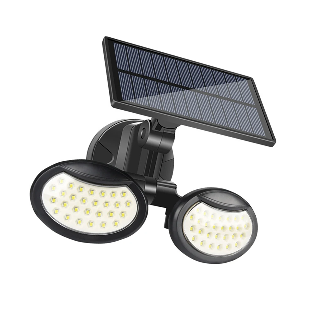 

Wall Lamp Head Outdoor Yard Sensor Garden Lights Waterproof Street Lighting Lamp Solar Powered LED