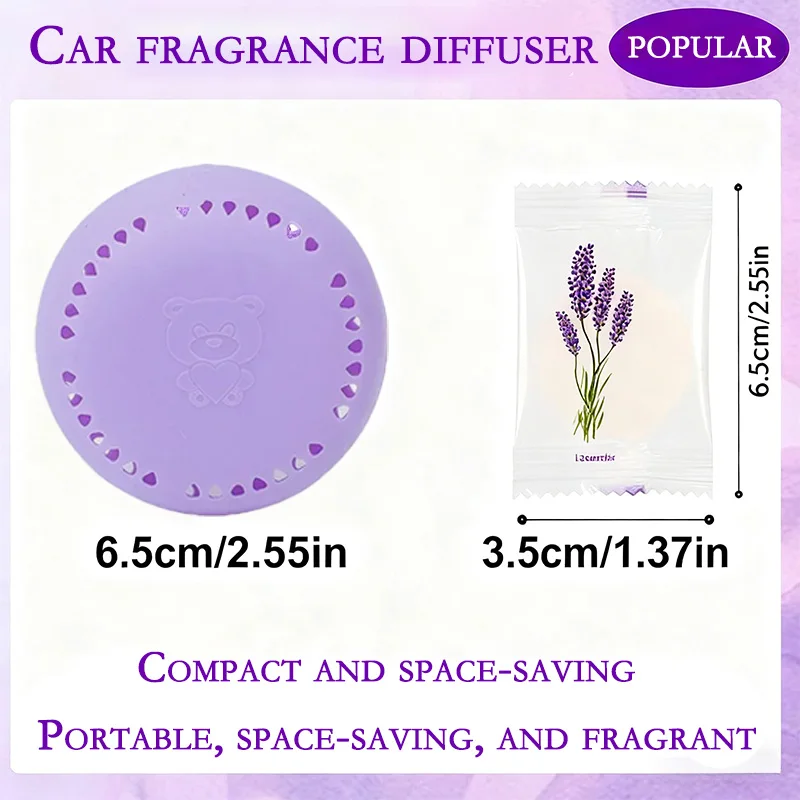 Aromatherapy Fragrance Lasting Deodorization Bathroom Supplies Bedroom Wardrobe Car Home Toilet Deodorant Solid Round Fresher