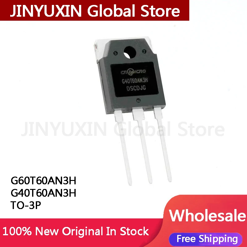 MXY 5Pcs G60T60AN3H G40T60AN3H TO-3P IC Chip In Stock Wholesale