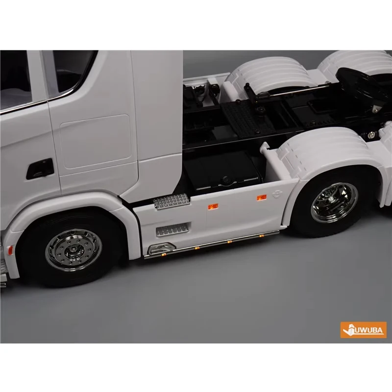 JUWUBA LED Upgrade Seitenschweller-Lichtleiste Dekorative Lampe für 1/14 Tamiya RC Muldenkipper SCANIA 770S 6×4 56368 Auto-Zubehör – Detail 13