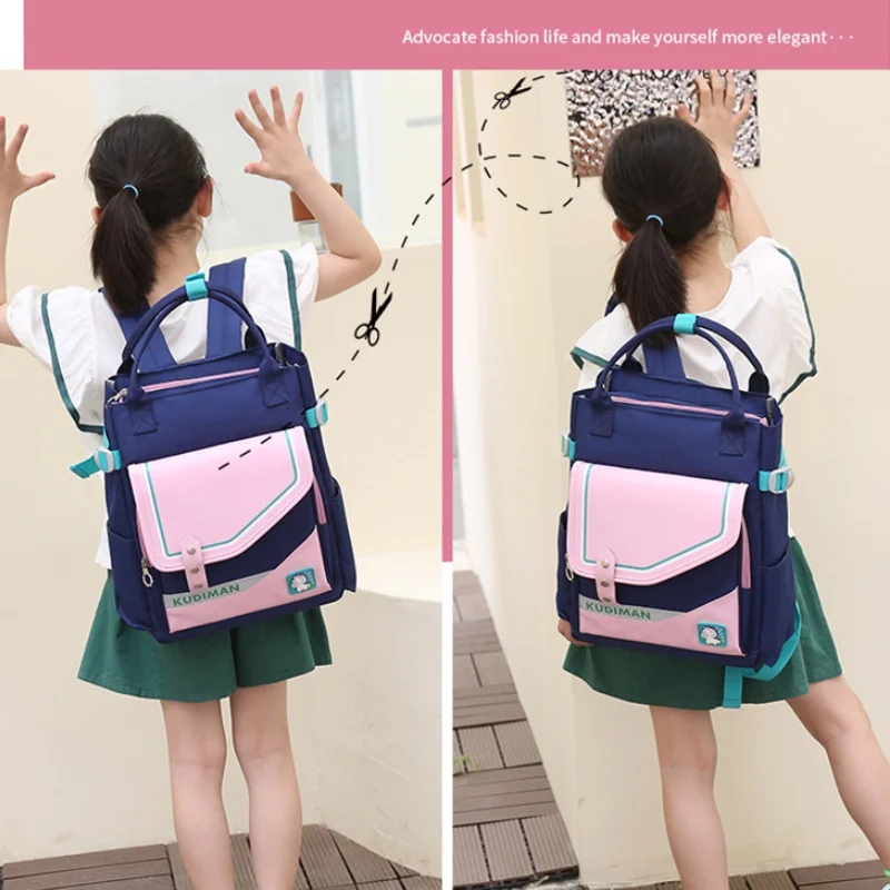 Children Students Cartoon Unicorn Tutorial Bags New Portable Small Schoolbag for Girl Boy British Style Storage Bag Kids Handbag