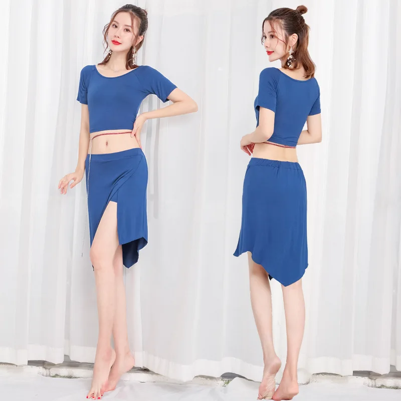 Buikdans oefenpak Oefendanspak Kostuumpak Vrouwelijke magere sexy dans