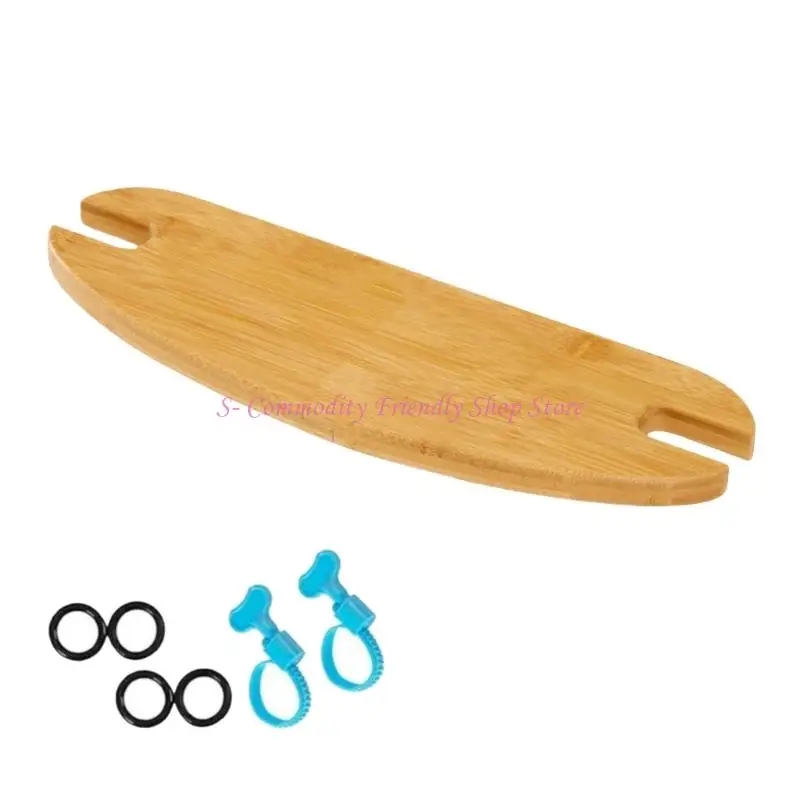 

85AE Baby Highchairs Pedal with Rubber Rings Baby High Chair Footrest Adjustable