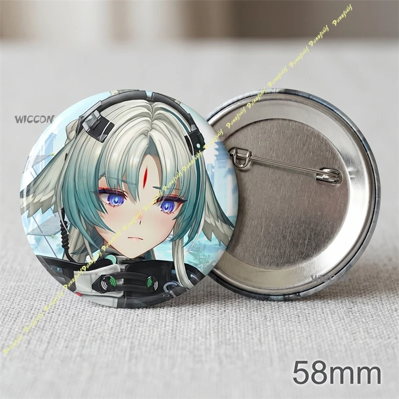 8cm Arknights Endfield Cosplay Accessory Arcane Liino Kawaii Face Cosplay Soft Cotton Doll Keychain Cartoon Mini Toy FiguresGift view 3