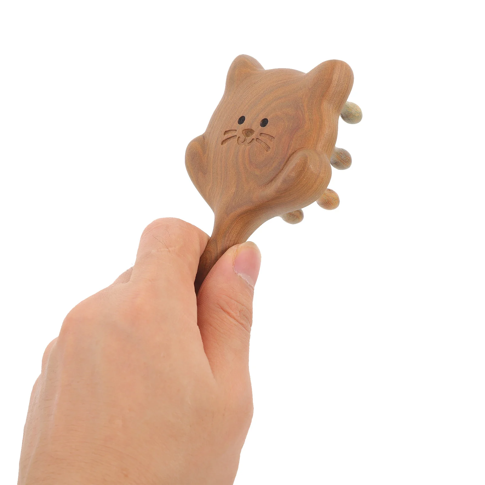 

Деревянный массажер для кожи головы, массажная расческа с широкими зубьями, легкий портативный дизайн, креативный деревянный ремесленный массажный инструмент для акупунктурных точек тела