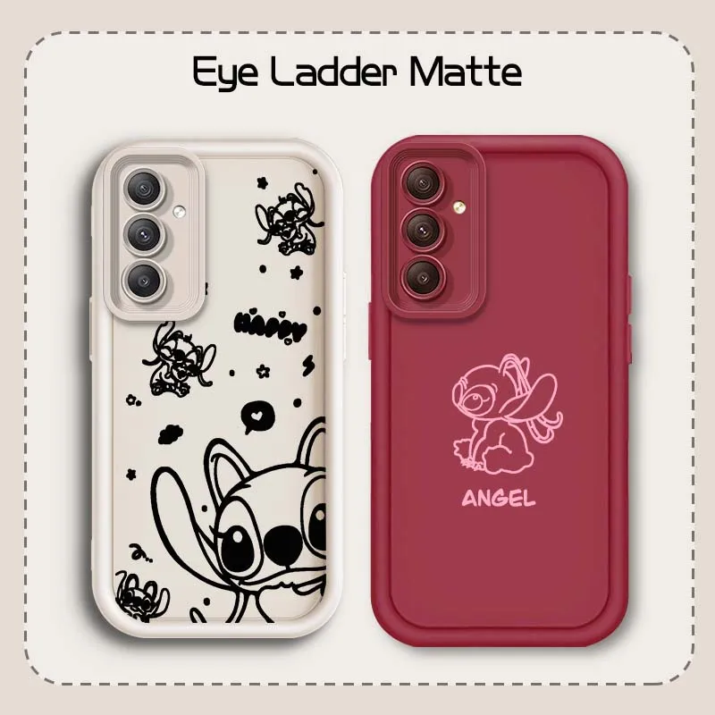 

Stitch Popular Cool Cartoon For Samsung A73 A72 A71 A53 A52 A51 A33 A23 A15 A54 A34 A35 A55 A06 A16 5G Eye Ladder Phone Case