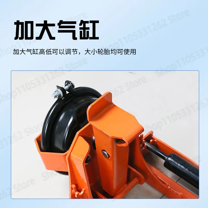 Truck Vacuum Tire Pneumatic Clamp Artifact Truck Vacuum Tire Press Multifunctional Tire Leak Detection Maintenance Tool