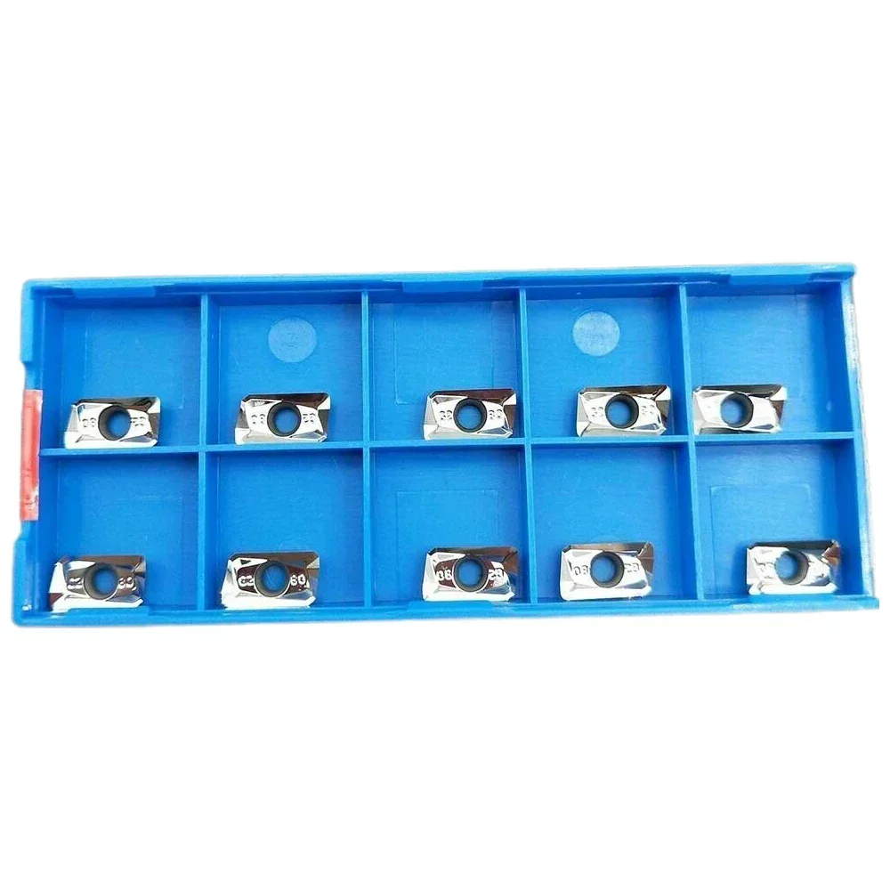 10pcs APGT1135PDFR-G2 N01 APKT1135 Carbide Aluminum Milling Inserts Set For Intermittent Cutting And Continuous Processing