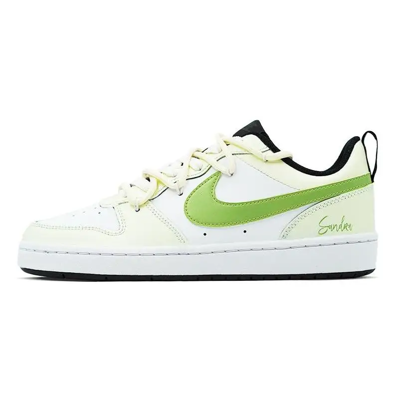

【Настроить】Nike Court Borough Обувь для скейтбординга Женские низкие кроссовки Forest Green BQ5448-115