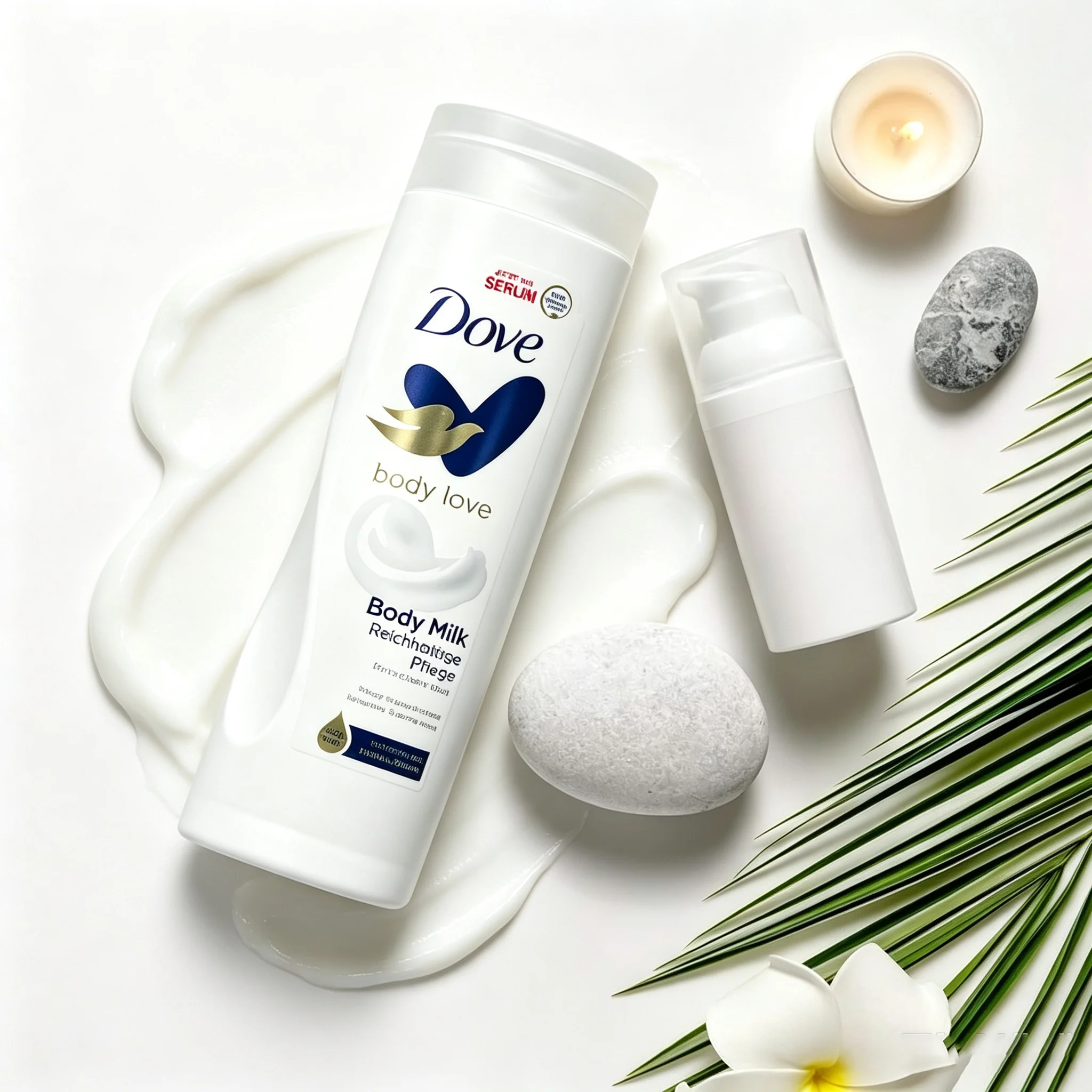 Dove 5PCS Body Love Essential Care Body Lotion for Dry Skin for Women Men Kids Long Lasting Care for Soft Smooth Radiant Skin