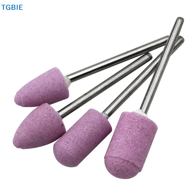 [TL]12Pcs Abrasive Polishing Mounted Stone For Rotary Tools Grinding Stone Wheel Head Tools 2.35mm Shank Mini Nail Drill Bit Set